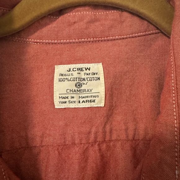 Red j crew button up - Picture 2 of 2